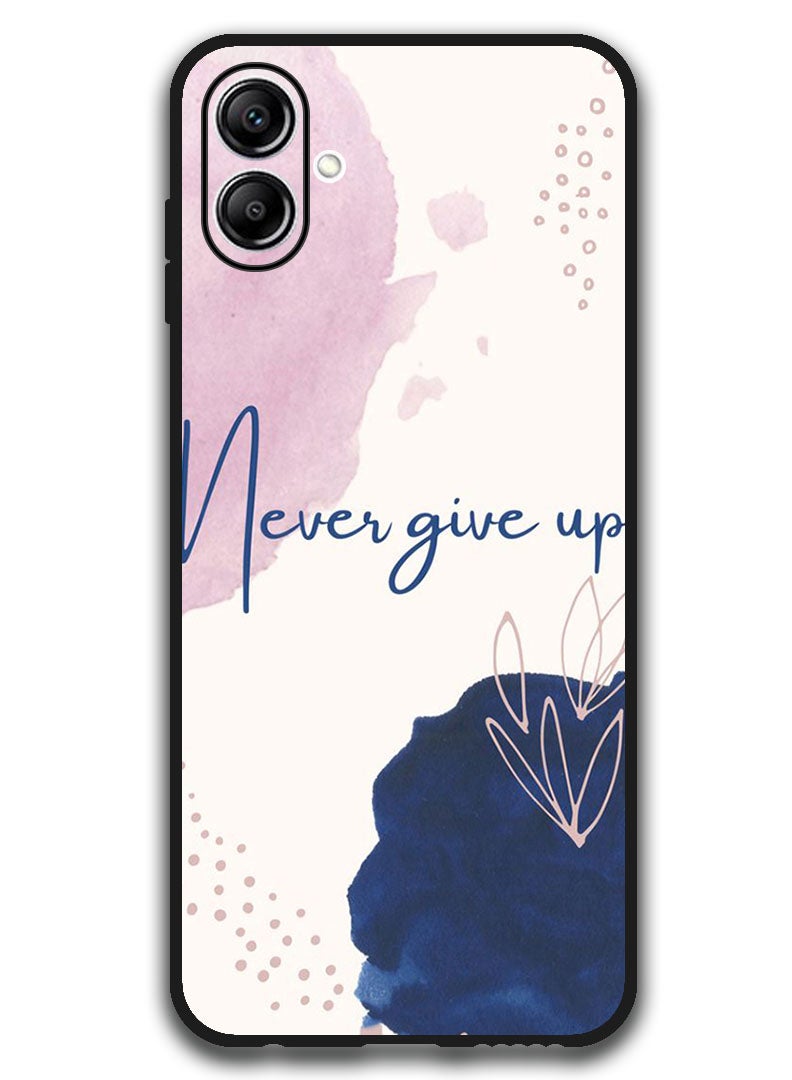 Theodor Case Compatible with Samsung Galaxy A07 6.7 Inch Protection Shockproof Bumper Cover Never Give up - Image 1